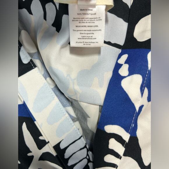 Mara Hoffman Anguilla Shirtdress Sleeveless Tropical Print Size Medium - Picture 14 of 16